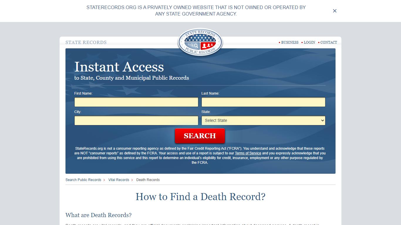 How to Find a Death Record? - State Records